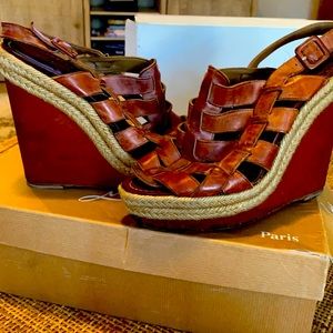 Christian Louboutin calf booties